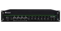 Микшер-усилитель Nusun nt-080 [трансляционный, 80w, 2микр+2 aux, 70/100в, 4-16 ом, регулировка по 4 зонам]