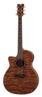 DEAN EXOTICA A/E BUBINGA WOOD - электроакуст. гитара левосторонняя, корпус бубинга, цвет натуральный