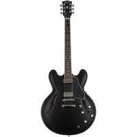 GIBSON 2019 ES-335 SATIN TRANS BLACK полуакустическая электрогитара, цвет...