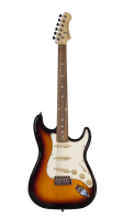 SQOE Sest200 sunburst электрогитара Stratocaster S+S+S