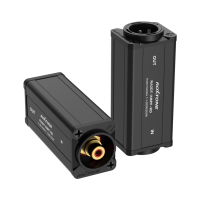 ROXTONE RA2DT-XMPF-RD Переходник-адаптер с трансформаторной развязкой с RCA мама на 3-х контактный XLR папа с красным изолятором