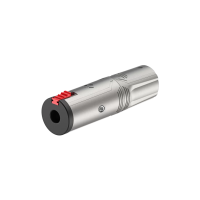 ROXTONE RA3XMJF Переходник 3P XLR Male - 6,3mm stereo Jack Female, Metal