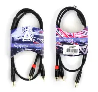 Инструментальный кабель AuraSonics J35Y2RCA-1 1m