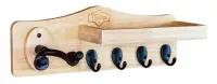 Guitto GGS-09 Настенный держатель для гитары (крюк), с крючками и полкой