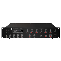 CMX Audio DA-350MT Микшер-усилитель 350 Вт, Mp3 плеер, SD, FM тюнер, 4 Mic, 3 Aux, 70V/100V/4-16ohm, 6 зон аттенюатор