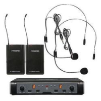 Pasgao paw266/ pbt-172/ ph90 584-607mhz sale  2-х канальная радиосистема с головной гарнитурой, 16 кан,