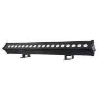 LightCraft Aurora Mini LED BAR 18x10W RGBW светильник светодиодный линейный пиксельный; 18  диодов по 10 Вт (RGBW); Потребляемая мощность: 200Вт; Пиксель-контроль; Угол раскрытия луча: 25/35/40° (опционально); Линейный диммер; Стробо-эффект; DMX512 (10/72