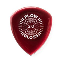 Dunlop 550p200 flow gloss 3pack  медиаторы, толщина 2 мм, 3 шт.