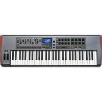 Novation impulse 61  usb/midi-клавиатура, 61 полноразмерная клавиша, 8 триггерных пэдов