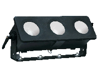 SILVER STAR SS350XCEM X3 iZOOM  Светодиодный светильник на лире.световой поток 1200Lum, сила света 204900 кандел, 3*Multichip 60 Вт RGBW, DMX-512, диммер 0-100%, строб, угол 4.5-45 град., IP65, напряжение питания 100~240В, потребляемая мощность 260 Вт., а