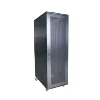 [W47U10080R] Рэковая стойка Wize Pro [W47U10080R] 19”, 47U, 800х1000 мм, стеклянная передняя дверь, задняя дверь - металл, панель 2 вент, колеса, 2 верт. кабельн. органайзера, рэк. гайки: 20 шт, макс. вес нагрузки 800 кг, сталь, черный