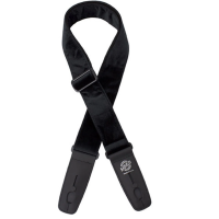 LIS-018-CV2-BLK Ремень для гитары с блокировой, бархат, чёрный, Lock-It Straps, D'Andrea