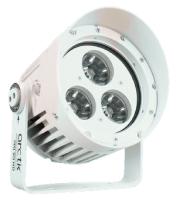 ARCTIK AM 1431XLET-603 PIXI MID (C5-M) (3 LED)  Светодиодный архитектурный светильник направленного света на лире. Световой поток 1440 Lm, сила света 87500 кд при оптике 6 градусов, источник света 3*20 Вт Multichip RGB+Lime, управление DMX-512, RDM, CCS 3