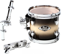 Том с подвесом pearl export exl8p/c255 - подвесной том 8x7 дюймов толщиной 7.5 мм из 6 слоев березы, тополя и азиатского красного дерева и подвесом opti-loc в комплекте с держателем th-70s и адаптером adp-20. цвет #255 лак ночные тени