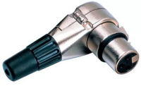 MCA 020 разъем XLR3F угловой, корпус металл, Mark