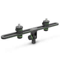 Gravity MS STB 01 PRO - планка для стереопары с шкалой регулировки. Диапазон поворота микрофонов: +/- 90 гр. Диапазон горизонтальной регулировки: 60-290 мм. Вес: 0,8 кг