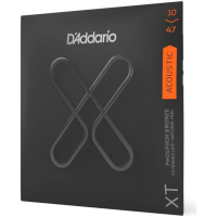 Комплект струн для акустической гитары d'addario xtapb1047 - струны для акустической гитары с стальными верхами ny и басами с фосфор-бронзовой обмоткой по шестигранной основе и покрытием xt. сверхслабое натяжение, толщина .010-.047 дюйма