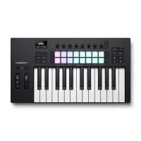 Novation launchkey 25 mk4  компактная usb/midi-клавиатура, 25 чувствительных к нажатию клавиш и полн