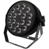 LightCraft Slim PAR 18x10W RGBW Мощность:180Вт. Срок службы:≥ 50000ч. Защита от перегревания. Угол раскрытия луча: 25°(40° опционально). DMX512 (4/8 каналов). DMX: Master/Slave. Auto Run. Sound.  Габариты и вес: В/Ш/Г: 285x 265×80мм/ 186мм. Вес 2,5 кг.