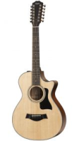 TAYLOR 352ce 300 Series, гитара электроакустическая двенадцатиструнная, форма корпуса Grand Concert, кейс