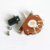 SW06-BK 3-позиционный переключатель ножевого типа "Vintage Tele", черный наконечник, Donlis