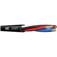 KLOTZ LSC440YS Спикерный кабель 4х4мм², внешний диаметр12мм, гибкий, PVC, черный