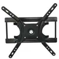[WUP42] Универсальное наклонно-поворотное крепление Wize [WUP42] для 23"-42"+ LED телевизоров, VESA 400x400, угол наклона +15/-5°, вращение 360°, регулируемое расстояние от стены 3-12 см, до 25 кг, черн., розн. упаковка