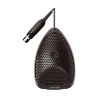Shure mx391/c. настольный конденсаторный микрофон граничного слоя, кардиоида, кабель 4м, предусилитель, разъем 4 pin, цвет черный.