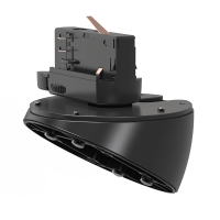 AUDAC RMA45A/B Адаптер для крепления акустических систем ATEO4 на стандартную световую шину, с возможностью электрического подключения к контактным проводникам шины. Цвет: Черный.