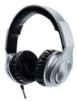 Reloop RHP-30 Silver  профессиональный DJ наушники, 3 сменных кабеля, управление громкостью, микрофон