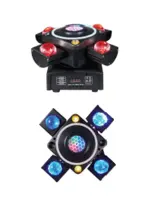 Led Star MA-E048 Эффект светодиодный вращающийся многолучевой 5 в 1 Beam, Kaleidoscope, Halo, Strobe, Laser, DMX, ведущий/ведомый, авто, звуковая активация