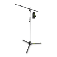 Gravity MS 4322 B - Микрофонная стойка черного цвета. Трубы микрофонной стойки сделаны  из стали. Минимальная высота вертикальной основы: 1030 мм. Максимальная высота вертикальной основы: 1690 мм. Общая длина стойки в сложенном состоянии: 1050 мм Длина "ж