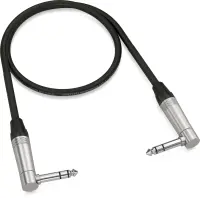 Инструментальный кабель Behringer GIC-60 4SR Black 0.6m