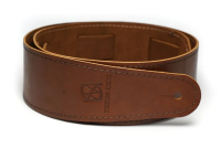 MB6061-116-3 Ремень для гитары, кожаный, коньяк, Mamba straps