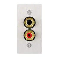 Дисконт Клемная панель In-Akustik Premium Audio Cable Terminal 56x28 2 RCA #00980085026 (арт.309698)