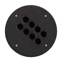 Procab CRP308- Центральная пластина для кабельных катушек серии CDM, 8х отверстий D-size