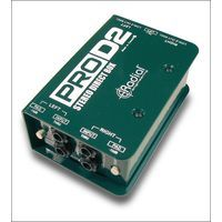 Radial prod2  двухканальный дибокс, вход 2x 1/4"trs, сквозной 2x 1/4" trs, выход 2 x xlr