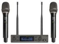 Микрофонная радиосистема [DX800HT] Axelvox [DX800HT] UHF 650 - 758 MHz, цифровая модуляция, LCD дисплей, DSP, ручной микрофон - 2 шт.