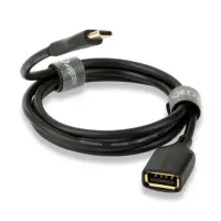 Межблочный кабель QED QE8191 Connect USB C M - A F 0.15m