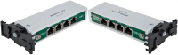 Устройство защиты линий NSGate NSBon-15 CEVP4GEP [10/100/1000M + PoE, 4 порта, патч-корд 0,3 метра 4 шт.]