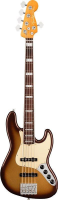FENDER American Ultra Jazz Bass® V, Rosewood Fingerboard, Mocha Burst электрогитара, цвет санберст, в комплекте кейс