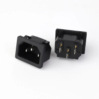 I-Taki ACP-301 Разъем  кабельный C14 IEC 60320 штекер 2P+E | 10A/250В
