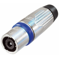 Neutrik NLT4MX Разъем speakON кабельный, 4 контакта, штекер, 40А, металлический корпус, IP54