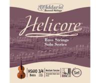 D'Addario HS612 3/4M-B10-1 Helicore Solo струна Ми для контрабаса 3/4, среднее натяжение