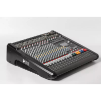 DreamSound DSA-1000-3 активный микшерный пульт 2 х 1000Вт х 4Ом, входы: 10 мик. / лин., по 6 каналам инсерты и 3-х пол. EQ, 4 стерео лин., с 3-х пол. EQ по каждому входу, USB, 11 пол. мастер EQ, 2 DSP