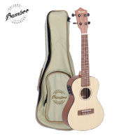 Bamboo bu-23 nota (nt q)  укулеле концерт с звукоснимателем, с чехлом, цвет натуральный