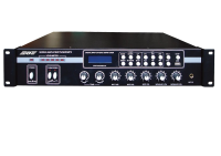 ABK PA-2306 Радиоузел компактный, 70/100В, вход: 5 микрофонных, 1 AUX, цифровой AM/FM тюнер, MP3 плеер, 60Вт