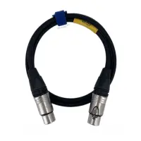 Кабель аудио GS-PRO XLR3F-XLR3F Black 5 m