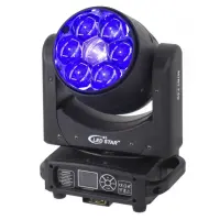 Led Star MA-740R B-EYE Вращающаяся светодиодная голова, 7 светодиодов по 40 Вт, RGBW, угол луча 4°-60°, эффект B-EYE, cветодиодное кольцо