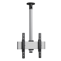 Vogels CT242244 Silver- Комплект потолочного поворотного крепления для дисплея диагональю до 65'', длина штанги 2200 мм, макс. нагрузка 40 кг